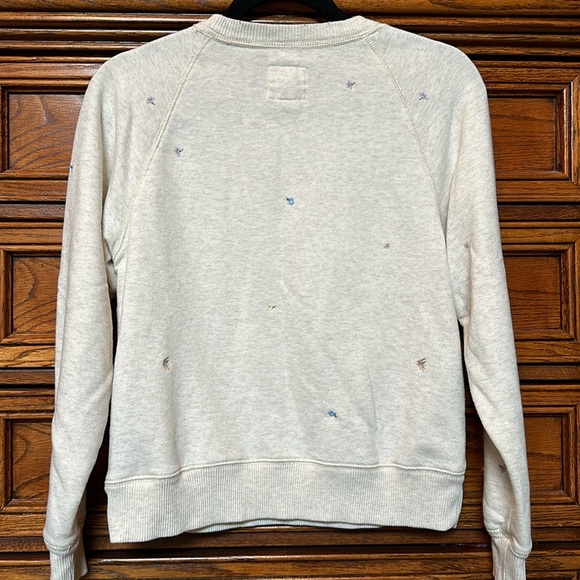 American Eagle Outfitters Floral Embroidered Crewneck - Picture 4 of 4